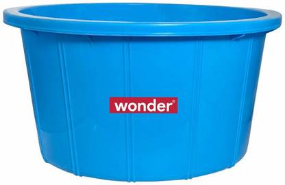 Wonder Plastic Tub 40 Big Plastic Tub Heavy Quality Tub, 1 pc Tub 38 ltr, Blue Color, Made In India, KBS01902 38 L Plastic Bucket