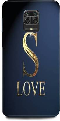 MS STYLISH Back Cover for Redmi Note 9 Pro, S,letter,S,alphabet,S,love,S,name