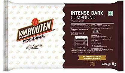 Van Houten Intense Dark compound, 1 Kg Bars