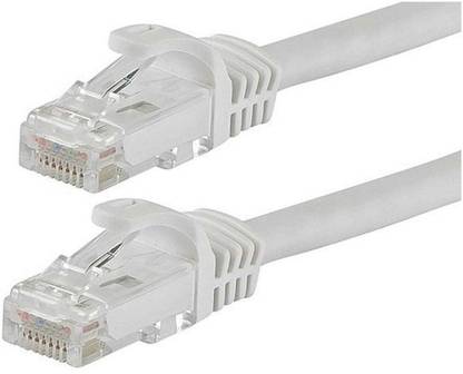 TERABYTE LAN Cable 2 A 2 m COPPER, FIBER 2Meter LAN Cable CAT6/Cat 6 Ethernet Cable Network Cable Internet Cable RJ45 LAN Wire High Speed Patch Cable Computer Cord