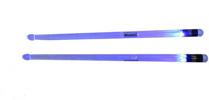 mozart 5A Acrylic Bright LED Light Up Drumsticks, Glow in The Dark Jazz Drumsticks 5A Drumsticks