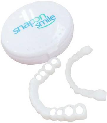 Perfect Buy Natural Cosmetic Tooth Cover Snap On Silicone Perfect Smile Veneers(Pack 2) Mouth Guard