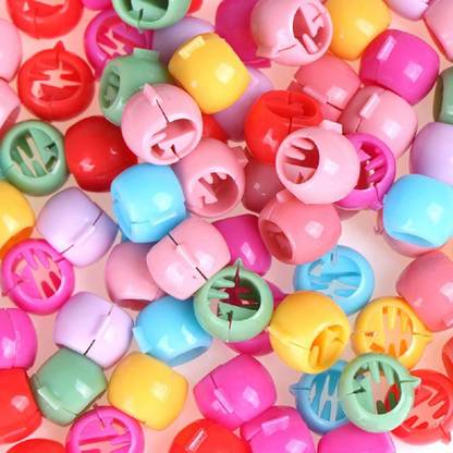 DLASSIE TRENDS Hair Beats for Kids Party Wear Hair Styling Accessories Set for Baby Girl And Kid (100Pcs) Hair Clip