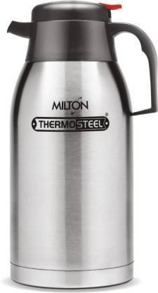 MILTON Accord 2000 1750 ml Flask (Pack of 1, Silver, Steel) 1750 ml Flask
