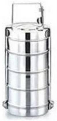 TOUCH OF MODERN HEAVY BOMBAY TIFFIN (4 CONTAINERS LUNCH BOX) 4 Containers Lunch Box
