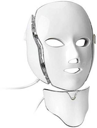 Aravli LED Photon Therapy 7 Colors Light Treatment Facial Beauty Skin Care Rejuvenation Phototherapy Mask PDT Beauty Face for Home (Red Blue Green) Portable Galvanic Facial Machine