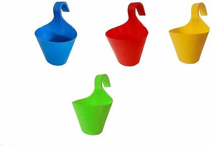 MegaStore Hook Hanging Pots Plant Container Set