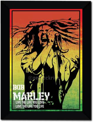 Bob Marley Wall Frame A3 Fine Art Print