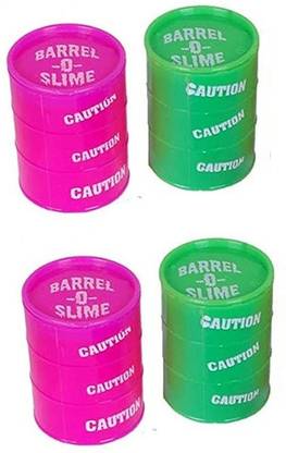 Quinergys ®Large Slime in a Barrel Silly Sludge Multicolor Putty Toy