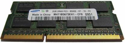 SAMSUNG M471b5673eh1-cf8 DDR3 2 GB Laptop (2gb Pc3-8500 (1066mhz) 204 Pin Ddr3 Sodimm M471b5673eh1-cf8-ram)