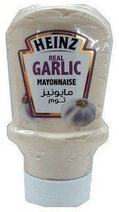 HEINZ Mayonnaise, Real Garlic, 400ml Sauce