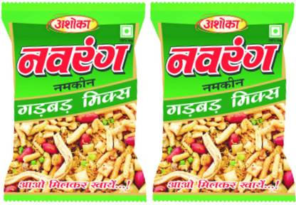 ASHOKA Gadbad Namkeen Combo Pack of 2, 380gm Each