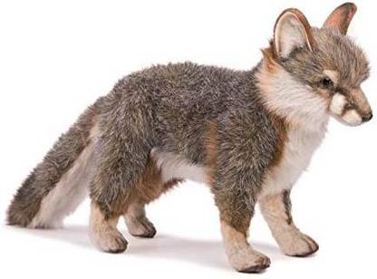 Hansa Fox Plush, Gray  - 500 inch