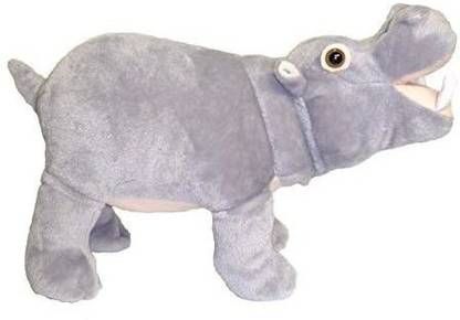 Adore 14" Standing Farting Hippo Plush Stuffed Animal Toy  - 14 inch