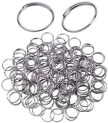 Bonayuanda 200pcs Stainless Steel Split Ring Double Loops Jump Rings Key Rings 12mm for Crystal Lamps, Crystal Curtain, Crystal Garl