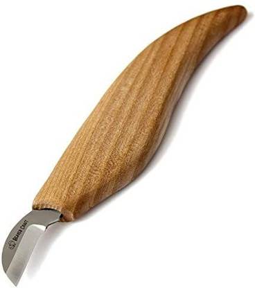 BeaverCraft Chip Carving Knife C6 1" Wood Carving Knife for Fine Chip Carving Wood and Stop Cuts Detail Chip Knife for Wood Carving W