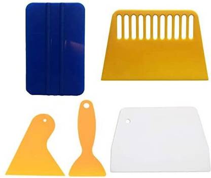 Goaup Screen Printing Squeegee,Plastic Scraper for Screen Printing 5 Pieces