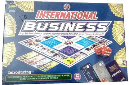 Gift Collection International Business Board Game With Playing Board And Currency notes Money & Assets Board Game