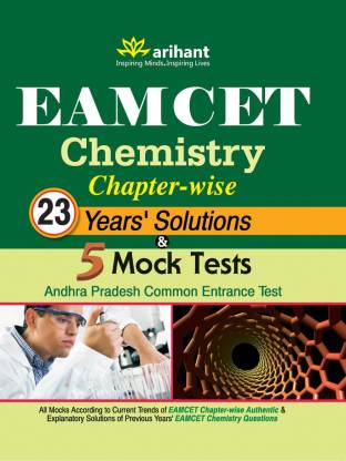 Eamcet Chemistry Chapterwise 23 Years' Solutions and 5 Mock Tests