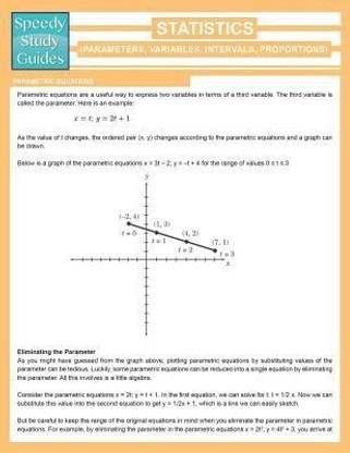 Statistics (Parameters, Variables, Intervals, Proportions) (Speedy Study Guide)