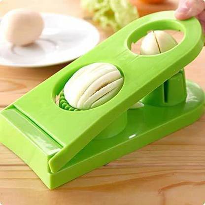 Kinematic Enterprise Egg Slicer 2 in 1 Boiled Egg Cutter with Stainless Steel Cutting Wire अंडा स्लाइसर