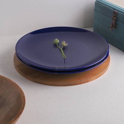Ariane Fine Porcelain Royal Blue Urmi Full Plate Dinner Plate