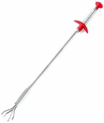 Earika enterprise Stainless Steel Hair Catching Sink Overflow Drain Cleaning Drain Clog Water Pipe Sink Cleaner Snake Unblocked Kitchen Bath Rod Hair Remover 24-inches Crystal Drain Opener (1 L) Crystal Drain Opener