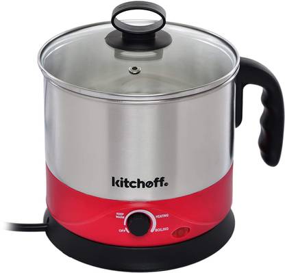 kitchoff WDF-151 Automatic Stainless Steel Electric Kettle Heavy Body Extra Large Cattle with Handle Electric Kettle