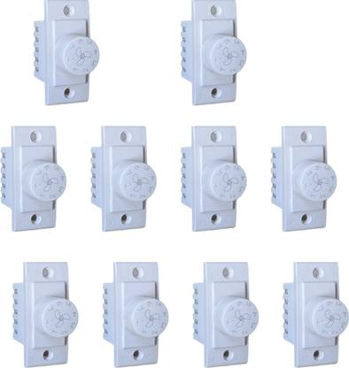 ASHIRWAD SWITCH 7 FAN REGULATOR Step-Type Button Regulator