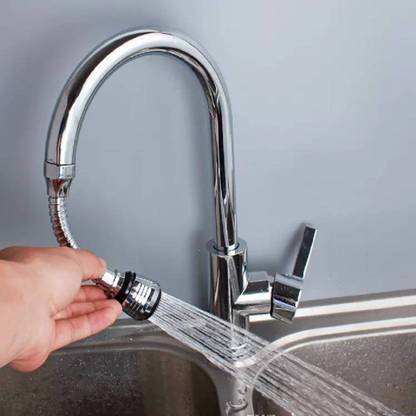 Vimal Creation Turbo Flex 360 Rotate Flexible Kitchen Tap Water Nozzle Saving Filter Faucet Spout Shower Aerator Bathroom Kitchen Faucet Accessories Flexible Faucet Sprayer Water Aerator Foam Flow Faucet