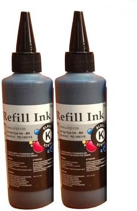 Refill Ink Refill Ink for HP Cartridges 802, 678,901,818,21,22,680,27,703,704,803,685,862,920,808,960 - 100ml x 2 bottle SINGAL Color Ink Black Ink Cartridge
