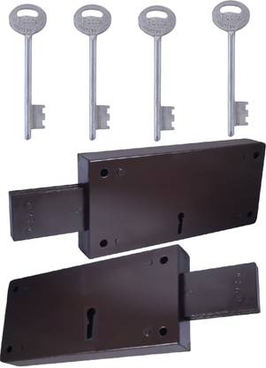 फूरा Side shutter lock for shop rolling shutter 3 turn,Both Side Operated Pk2 Shutter ताला