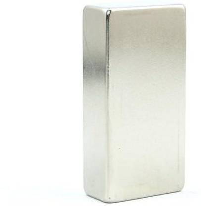 MAGNETICKS Magneticks 40x20x10 mm NdFeB Block Magnet - Pack of 2 Pieces Fridge Magnet Pack of 2