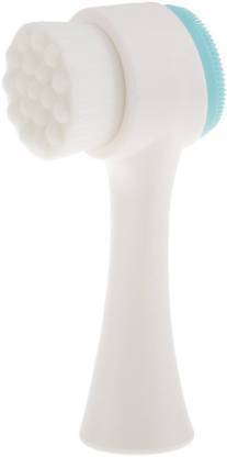 TREXEE 2 in 1 Facial Cleansing Brush, 3D Double Manual Silicone & Soft Bristles Face Brush Face Cleansing Brush Exfoliating Grease Removal Massage Tool Wash Makeup, Massaging, Acne 2 in 1 Facial Cleansing Brush, 3D Double Manual Silicone & Soft Bristles Face Brush Face Cleansing Brush Exfoliating Grease Removal Massage Tool Wash Makeup, Massaging, Acne Massager