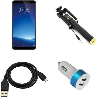 PIXIR Screen Protector Accessory Combo for Vivo Y15