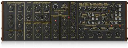 Behringer Musical KB-002 K-2 Analog and Semi-Modular Synthesizer with Dual VCOs, Ring Modulator, External Signal Processor, 16-Voice Poly Chain and Eurorack Format MIDI Controllers
