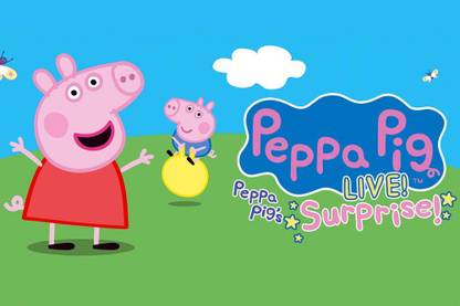 Peppa Pig Cartoon Waterproof Vinyl Sticker Poster || can2506-1 Fine Art Print