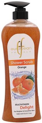 European formula Orange Shower Scrub 1000 ml Scrub