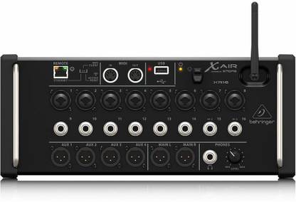 Behringer 16-Input Digital Mixer for iPad/Android Tablets, 8 Line Inputs, Wifi, USB Stereo Recorder Digital Sound Mixer