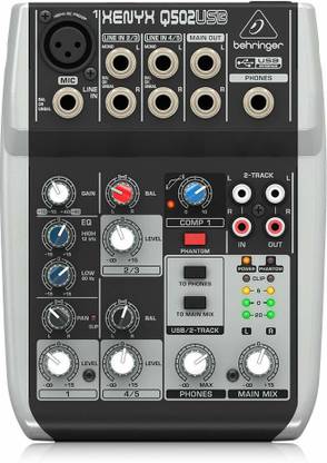 Behringer Xenyx Q502USB USB Audio Mixer Digital Sound Mixer
