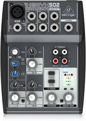 Behringer XENYX 502 5-Channel Mixer Digital Sound Mixer