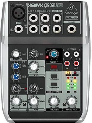 Behringer XENYX Q502USB Analog Sound Mixer