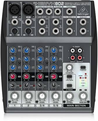Behringer 802 Premum 8-Input 2-Bus Mixer-1 Digital Sound Mixer