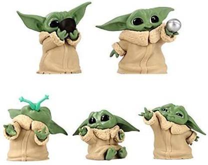 Auslese Yoda Star Wars The Child Plush Toy, 8-in Small Yoda Baby Figure from The Mandalorian  - 180 mm