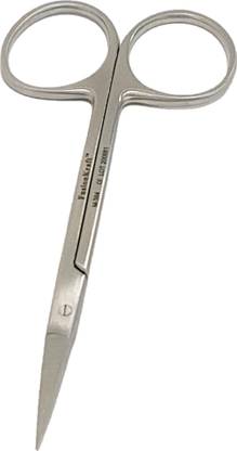 FusionKraft Iris (Eye Surgery) Scissors, Straight Blades, Sharp Pointed Tips, 5" Straight Operating Scissors