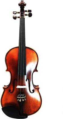The Violin Store Advance and Intermediate Imported Violin with Octagonal Bow, brown 4/4 Classical (Modern) Violin
