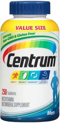 Centrum Multivitamins For Men - 250 Count