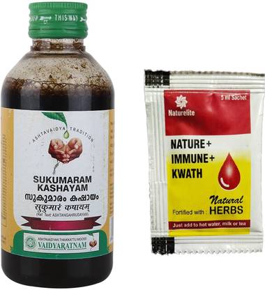 Vaidyaratnam Sukumaram Kashayam 200 ml (Pack of 2)