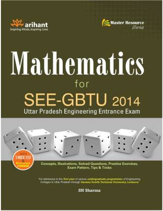 Mathematics for See-Gbtu 2014, Up Engineering Entrance Exam  - With 3 Mock Test & Entrance Corner