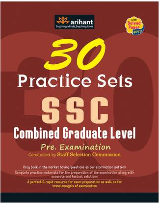 SSC - Combined Graduate Level Pre. Examination  - 30 Practice Sets